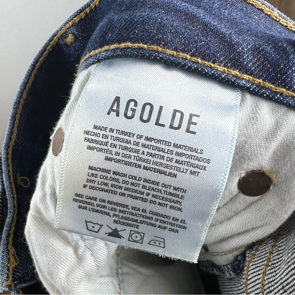 Agolde Riley Long Slim Leg Jeans - Picture 4 of 6